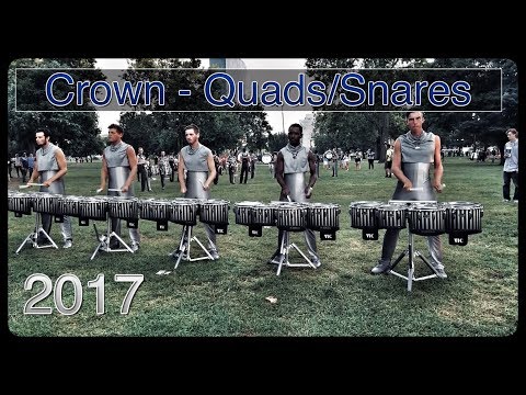 Carolina Crown Drumline  2017 | Quads & Snares | Finals Week