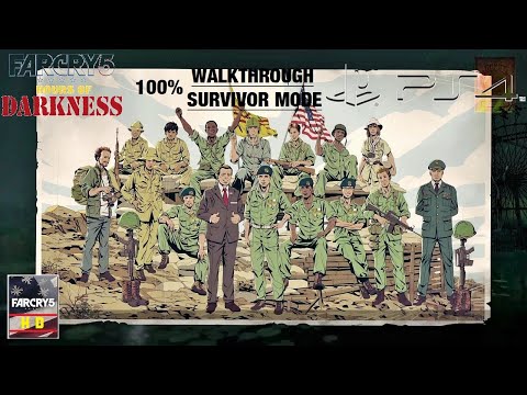 Far Cry 5 [PS4] Hours of Darkness - Walkthrough | Survivor Mode | 100%
