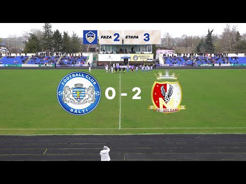 ⚽ REZUMAT SUPER LIGA, FAZA 2, ETAPA 3 - CSF BĂLȚI 🆚 MILSAMI 0-2 (29.03.2025)