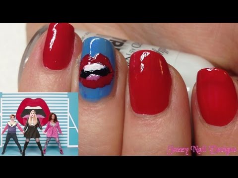 Lips Are Movin by Meghan Trainor inspired Nails