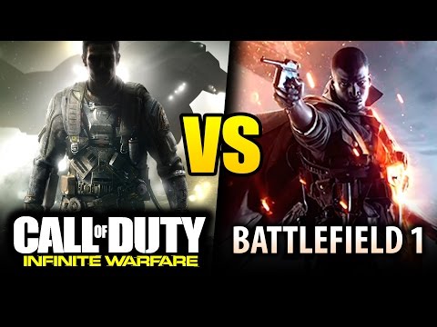 Battlefield 1 VS Call of Duty Infinite Warfare Graphics Comparison and Gameplay Face Off!