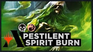 Pestilent Spirit Burn | Ravnica Allegiance Standard Deck (MTG Arena)