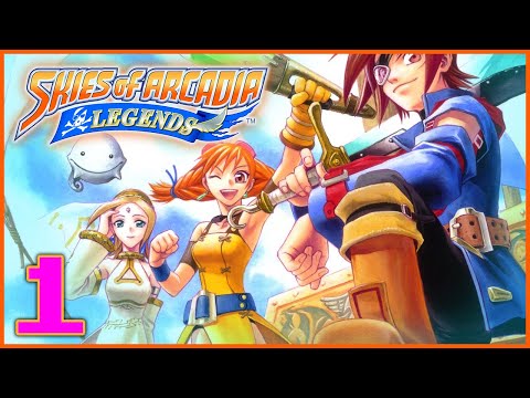 🔴 Let's Play Skies of Arcadia Legends | Part 1 - Sailing the Skies