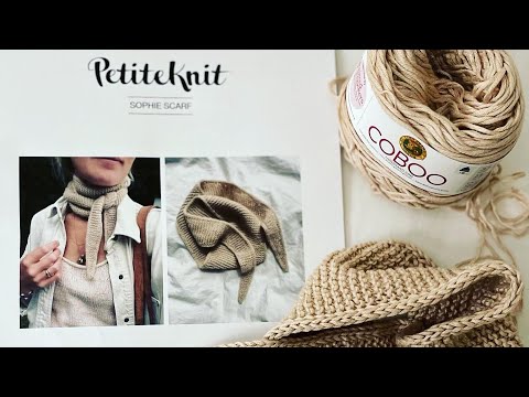 Anfang ✨Sophie Schal von Petite Knit (I-Cord-Kante)