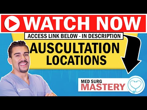 Lung Sounds Auscultation Assessment & Landmarks for Nursing NCLEX, RN & LPN