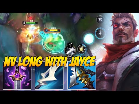 NV LONG JAYCE GAMEPLAY IN CHINA SERVER | TOP 1 IN WILD RIFT