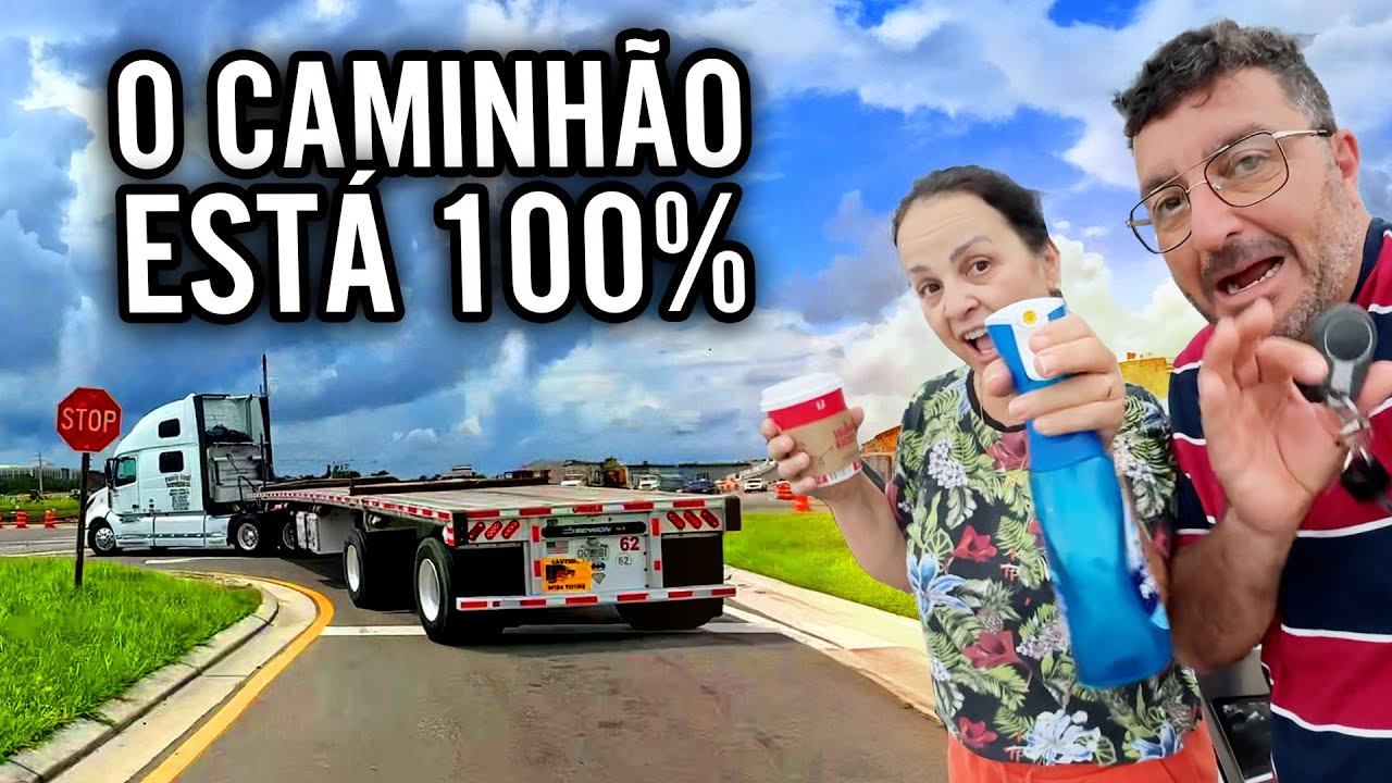 O CAMINHÃO ESTÁ PRONTO - faxinei  o Volvo  pra pegar a estrada- o carro foi por meio do mato 😨😱