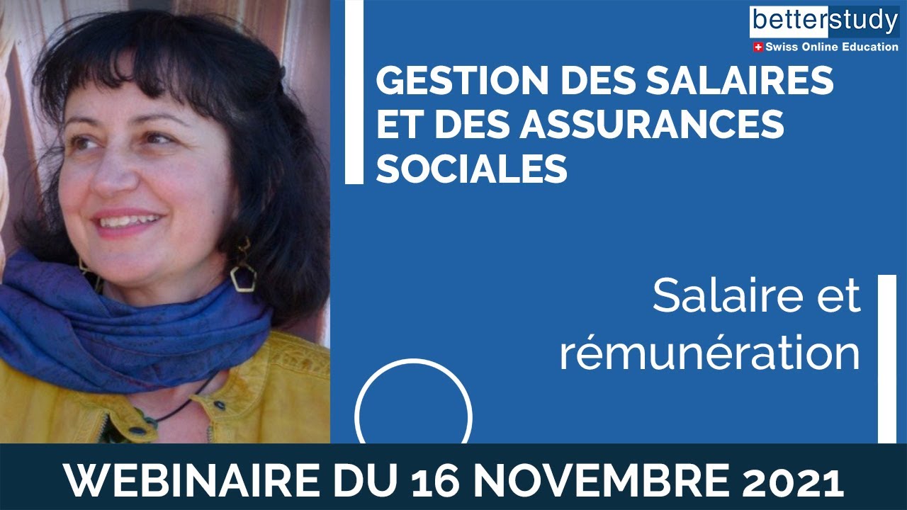 WEBINAIRE - Gestion des salaires et des assurances sociales : Salaire et rémunération