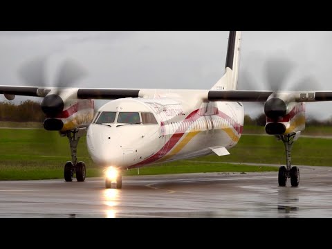 Bombardier Dash-8 Q400 MR | Sécurité Civile Fireguard | Landing at Nancy Essey Airport