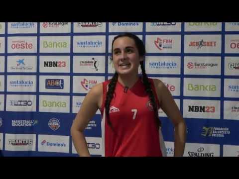 Entrevista a Cristina Sánchez Martín, jugadora Spinola Chamartín. Copa Colegial 2020