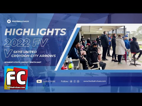 2022: FV Womens State 1 SE Rd 8: Skye United v Croydon City Arrows