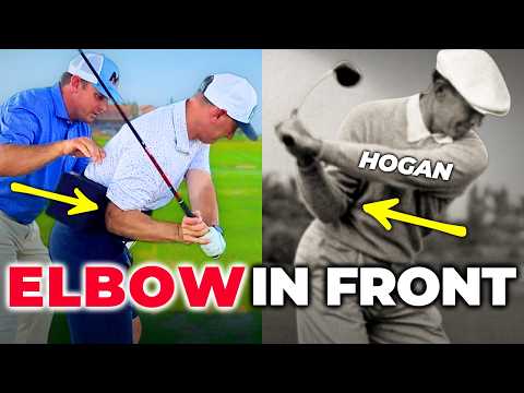 This Ben Hogan Right Elbow Move Fixed His Downswing In Minutes! (LIVE Golf Lesson)