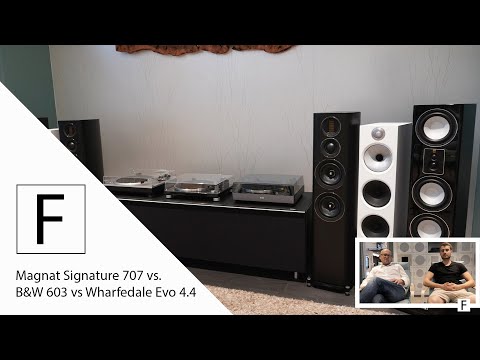 1500€ - 2000€ Lautsprecher Vergleich - Magnat Signature 707 vs. Wharfedale Evo 4.4 vs. B&W 603