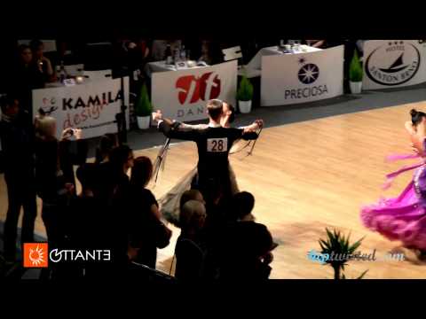 Vilius Jakas - Gabriele Siriunaite, Brno Open 2014, WDSF WO standard, semifinal - viennese waltz