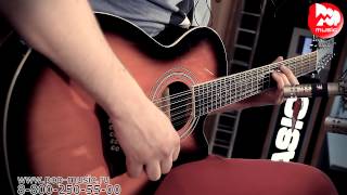 Video thumbnail for Электроакустическая гитара STAGG SA40MJCFI 12 by PopMusicRu