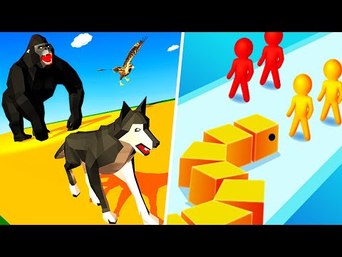 Epic Animal Hop vs Smash Run 3D vs Color Snake Crusher - Android Walkthrough Gameplay (Part 1)