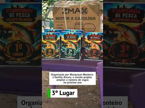 1º Campeonato de Pesca reúne 17 duplas na Chácara Recanto dos Amaro em Praia Norte