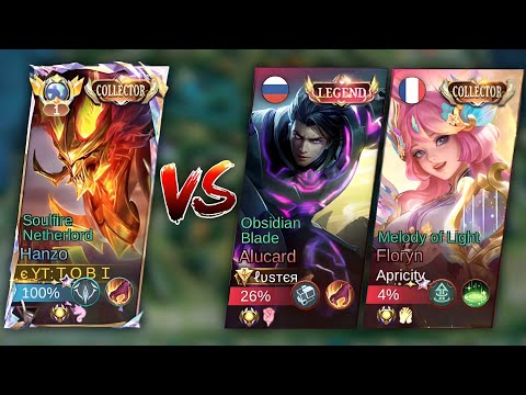 Top Global Hanzo Destroys META Alucard and Floryn| TOBI MLBB