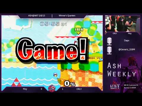 Melee Winner's Semis ASH@WIT 5/8/15 - Moy (Ganon) vs ORLY (Falcon)