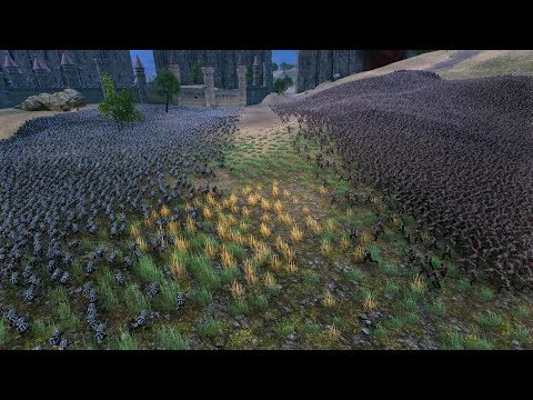 20,000 Dwarf Warriors vs 20,000 Orc Warriors | Ultimate Epic Battle Simulator UEBS