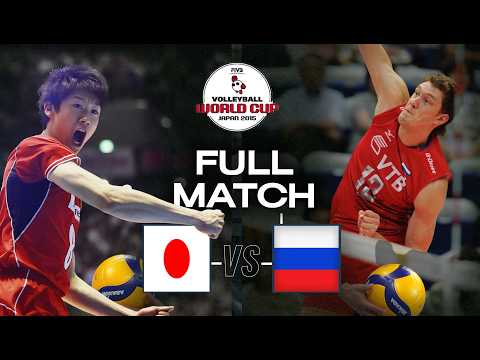 19-year-old ISHIKAWA faces 2.18m MUSERSKIY! | Full Match | JPN vs. RUS | Volleyball World Cup 2015