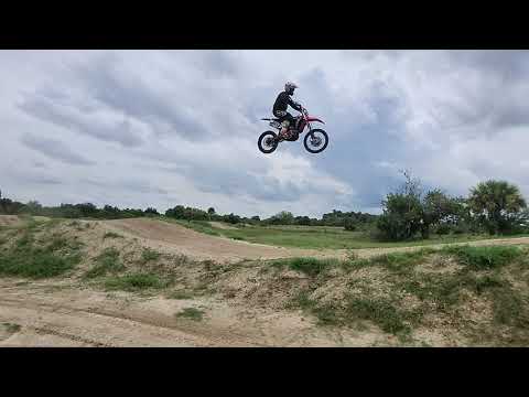 Motocross Slow Motion Brake Tap