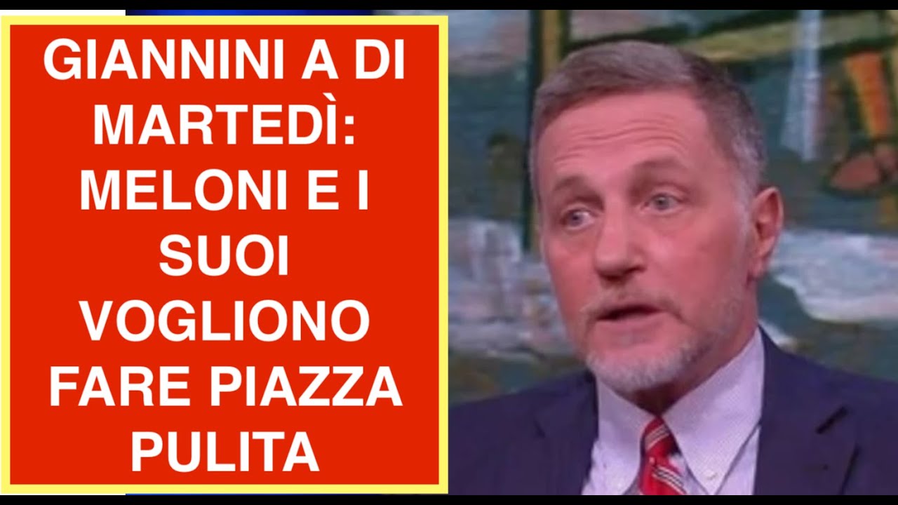 GIANNINI A DI MARTEDÌ: MELONI E I SUOI VOGLIONO FARE PIAZZA PULITA