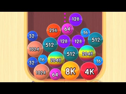 2048 Balls 3D - All Levels Gameplay Android, iOS
