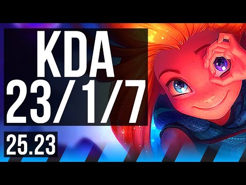 ZOE vs LEBLANC (MID) | 23/1/7, Legendary, 56k DMG, 7 solo kills | EUW Diamond | 25.23