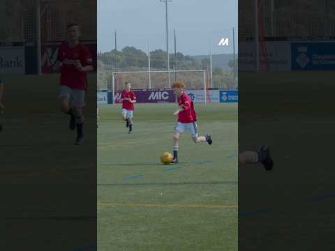 A young DEVIL👹 MANCHESTER UNITED has a treasure in the U12 squad💎 #manchesterunited #micfootball