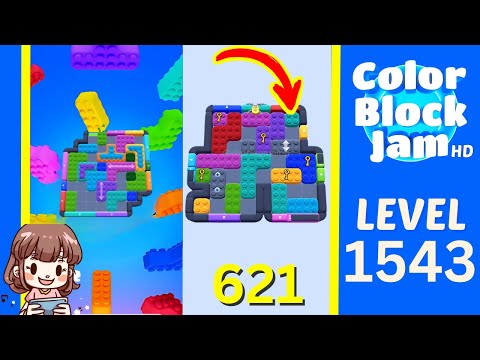 Color Block Jam Level 621 (1543) Solution Walkthrough