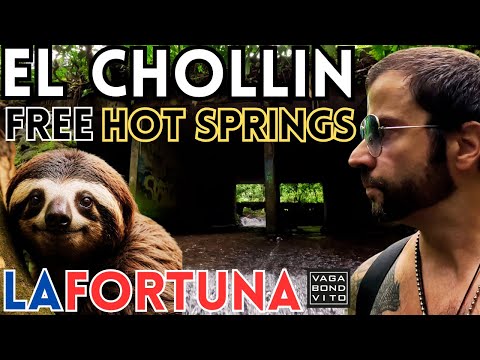 I Found a Pregnant Sloth at El Chollin The FREE Thermal Hot Springs by ARENAL La Fortuna Costa Rica