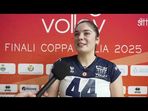 Coppa Italia F sitting volley: Sarzi Amadè (Cedacrì GiocoParma) dopo la vittoria contro Chieri