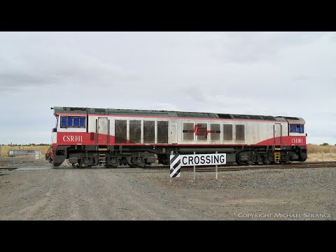 SCT's CRRC Ziyang CSR001 Locomotive Arrives At Gheringhap (28/12/2020) - PoathTV Australian Trains