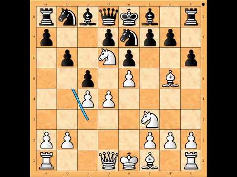 Snaga  Skakačkog para u rušilačkom naletu na rokadni polozaj Kralja ●  SPARGGETT vs DESAUTELS # 18