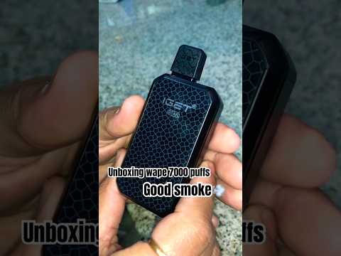 Unboxing wape 7000 puffs smoke💨💥                                       #smoke #hookah #youtube