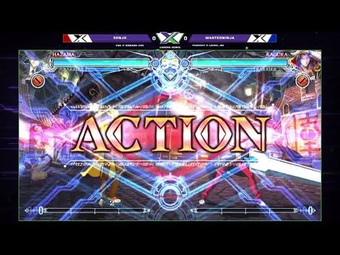 F@X 249 BB: CF - Senjo (Hazama) Vs. WastedNinja (Kagura) - BlazBlue: Central Fiction Losers Semis