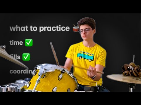 how I found what to practice as a self taught drummer
