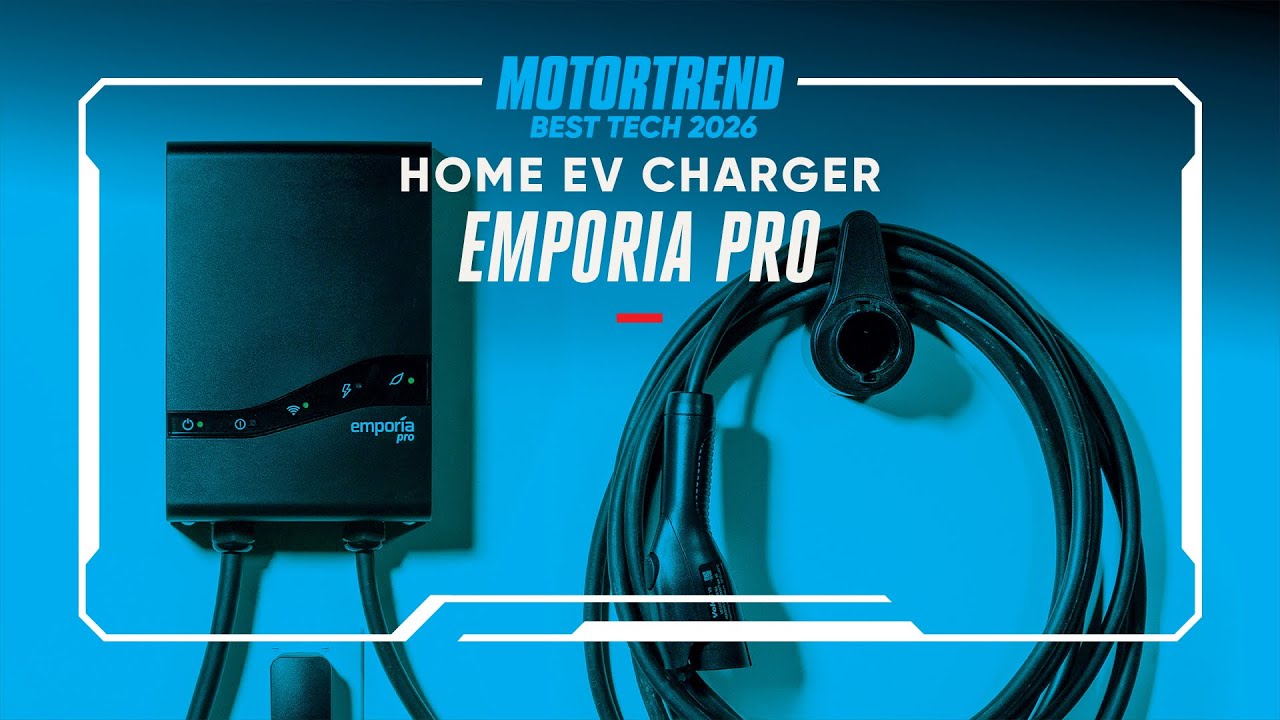Emporia Pro 2 EV charger Motor Trend Best Tech 2026