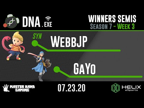 DNA.EXE S7:W3 - SYN | WebbJP (Lucas) Vs. GaYo (Hero) - W Semifinals