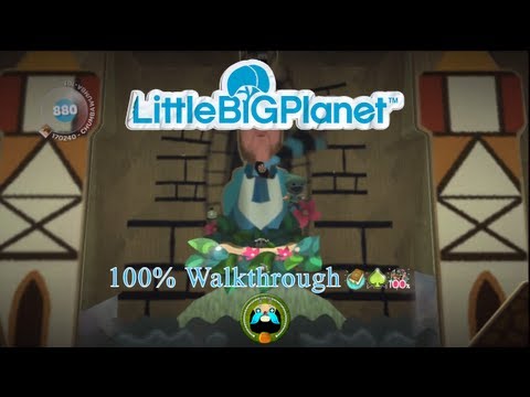 LittleBIGPlanet (720p HD) Walkthrough Part 05 - Tie Skipping - Survival Challenge
