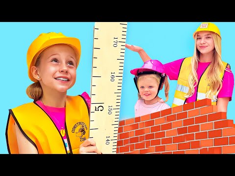 Nastya Maggie and Naomi are learning professions