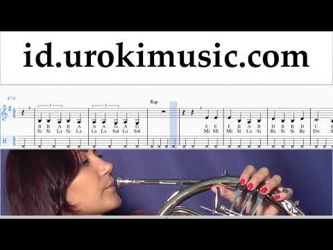 Cara Bermain French Horn Marshmello & Anne-Marie - FRIENDS Tutorial Tab um-i592