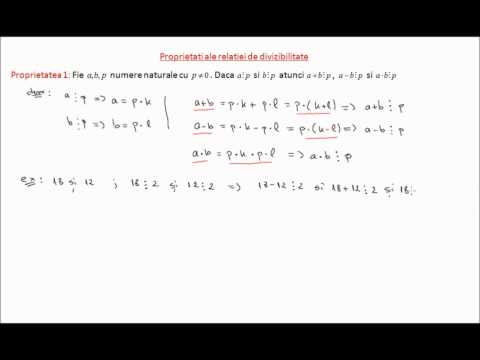 Properties of the divisibility relation (6a21)