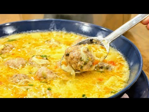 If you have minced meat at home, make this soup recipe! Incredibly delicious minced meat soup!
