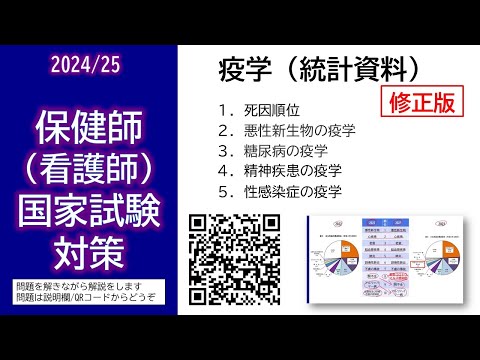看護学科 2024/25 保健師/看護師 国家試験対策・疫学（統計資料）（修正版）