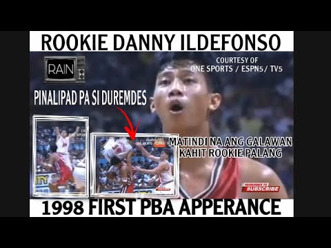 PBA Throwback - Rookie Danny Ildefonso First time PBA appearance 1998 vs Alaska