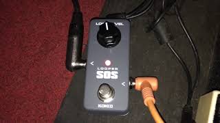 Video thumbnail for Demo review KOKKO  SOS LOOPER mini pedal by KOKO DC music and toys
