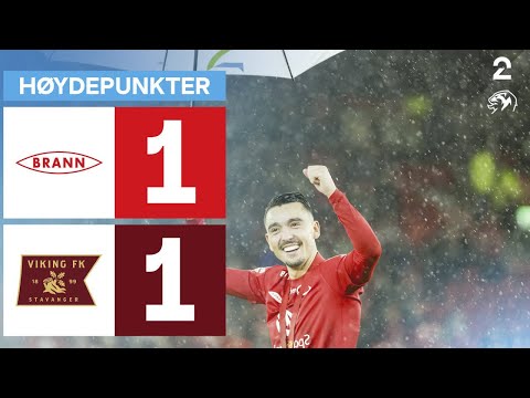 Brann 1 - 1 Viking - Høydepunkter