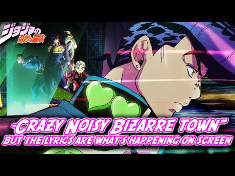 "Crazy Noisy Bizarre Town" But The Lyrics Are What's Happening On Screen